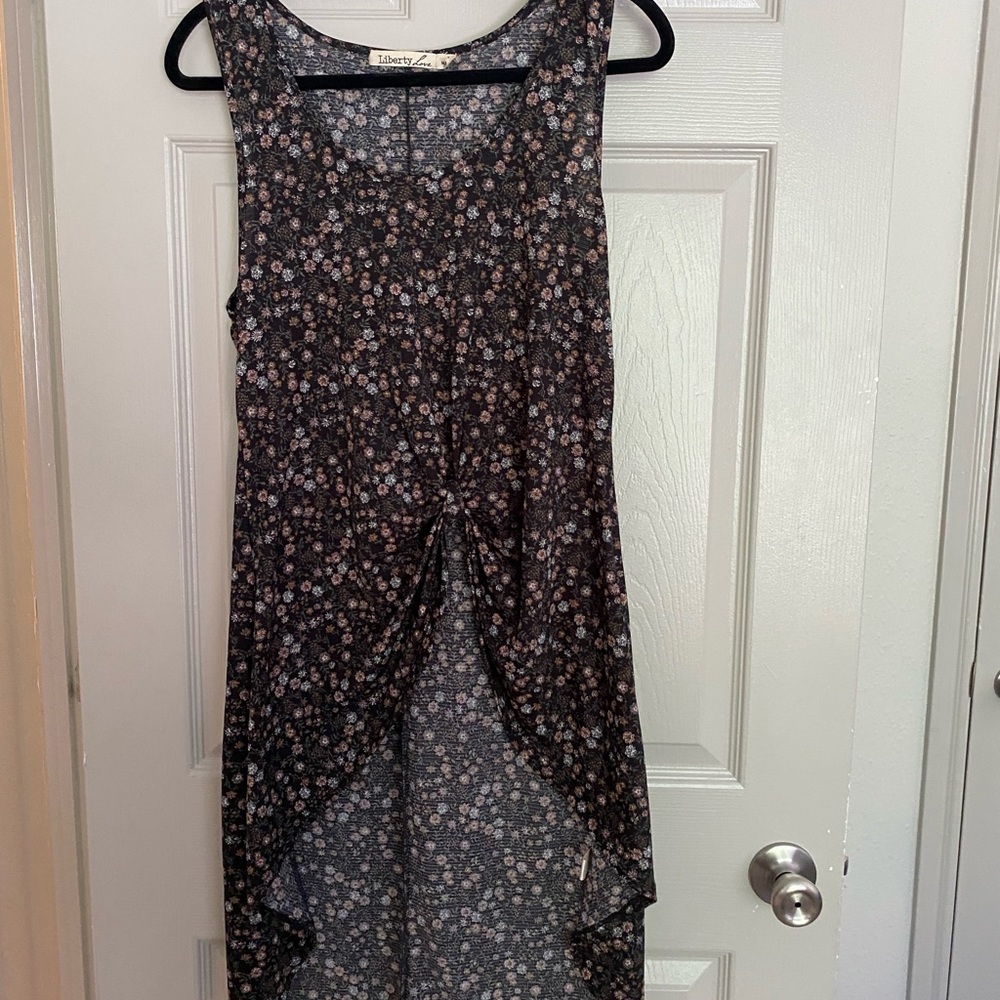 Cropped hi low shirt
